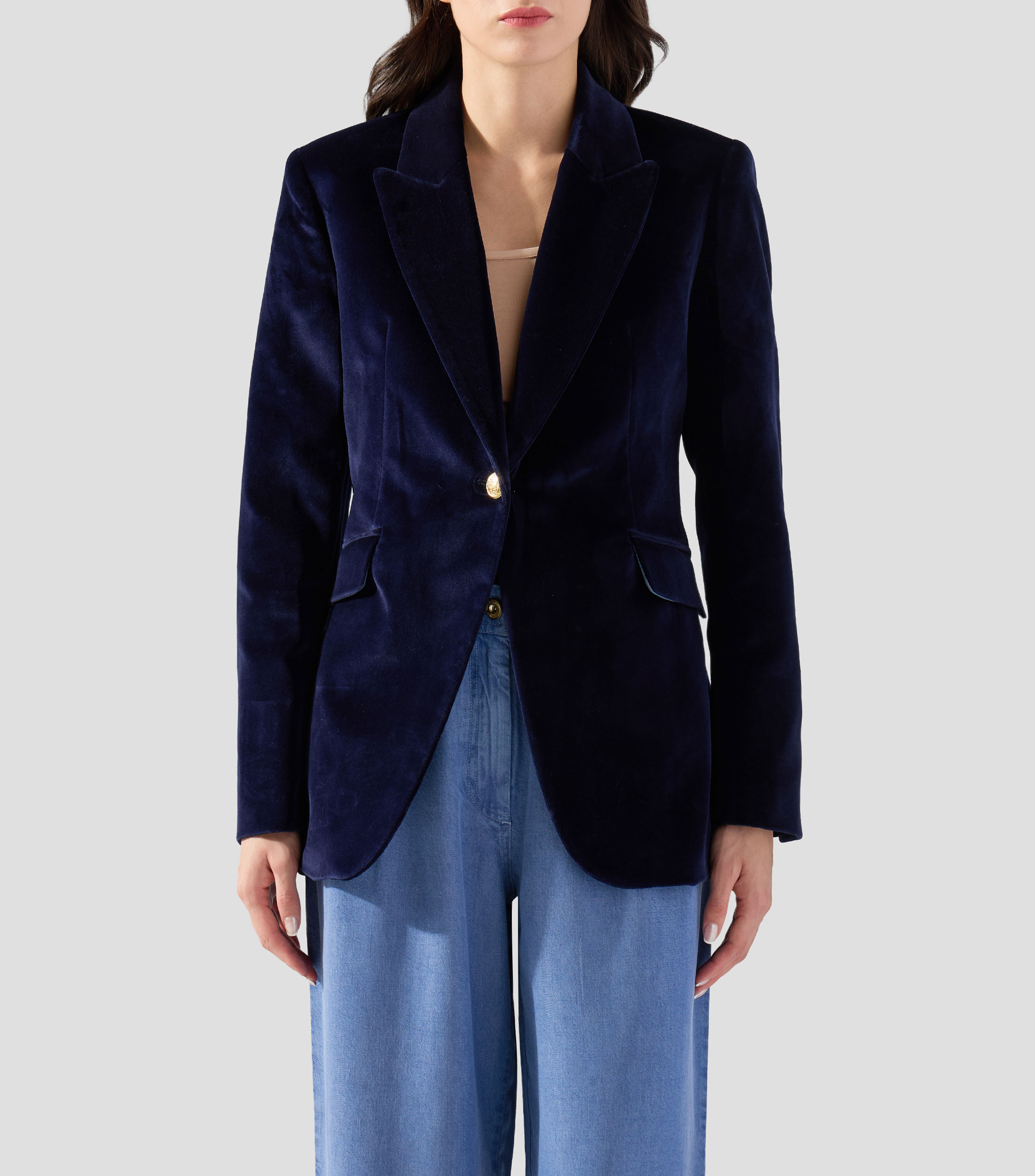 Blazer liso Mujer